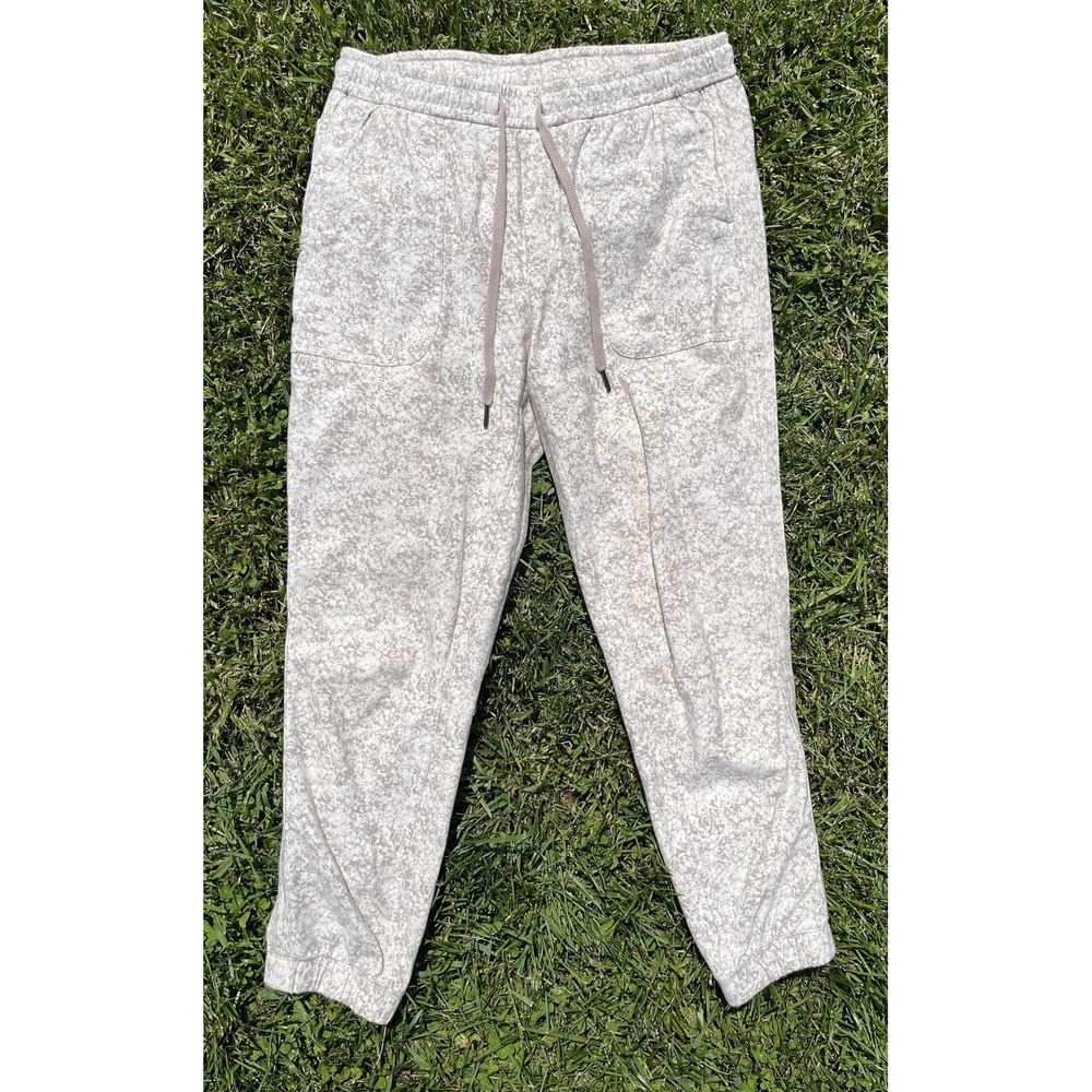 Athleta Farallon Jogger Pants‎ Womens Small Gray French Terry Flecked Lounge - Picture 4 of 11